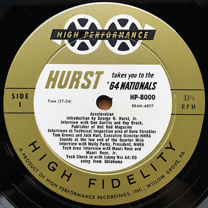 No Artist : Hurst - Takes You To The '64 Nationals (LP)