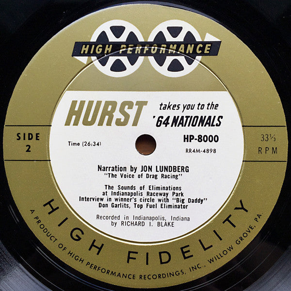 No Artist : Hurst - Takes You To The '64 Nationals (LP)