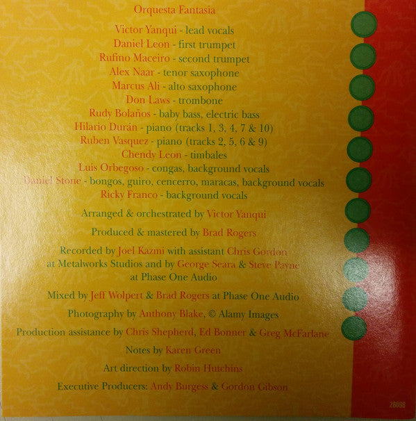 Victor Yanqui & Orquesta Fantasia : Margarita Hot Summer Salsa (CD, Album)