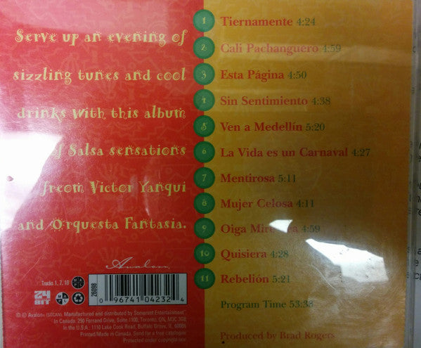 Victor Yanqui & Orquesta Fantasia : Margarita Hot Summer Salsa (CD, Album)