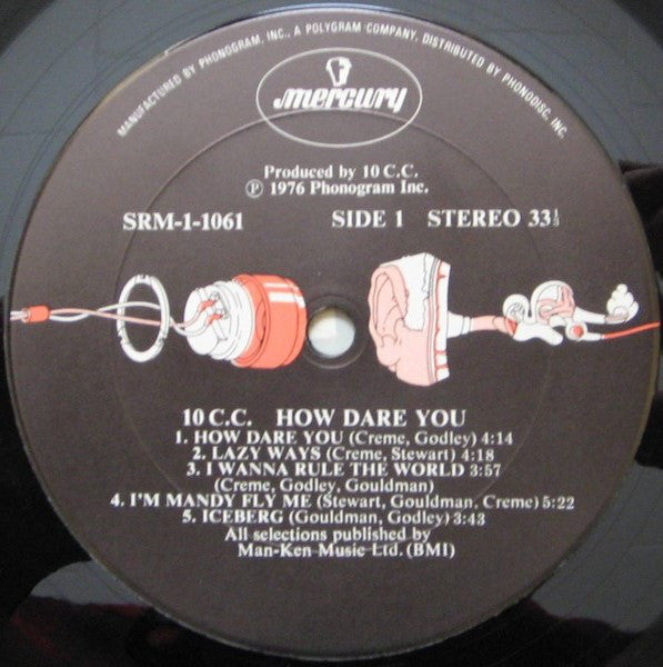 10cc : How Dare You! (LP, Album, Pit)