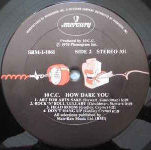 10cc : How Dare You! (LP, Album, Pit)