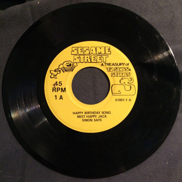 Various : Sesame Street - A Treasury Of TV Songs & Stories (10x7", Comp, Mono)