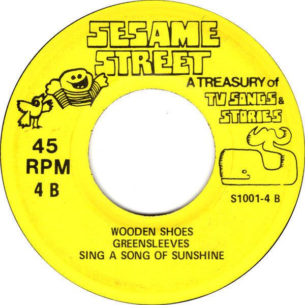 Various : Sesame Street - A Treasury Of TV Songs & Stories (10x7", Comp, Mono)
