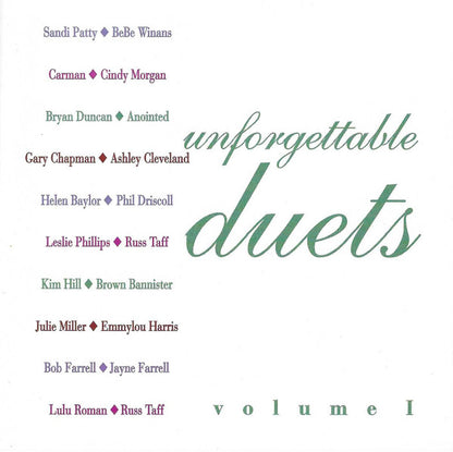 Various : Unforgettable Duets Volume 1 (CD, Comp)
