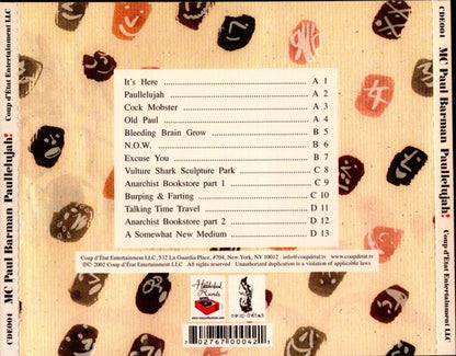 MC Paul Barman : Paullelujah! (CD, Album)