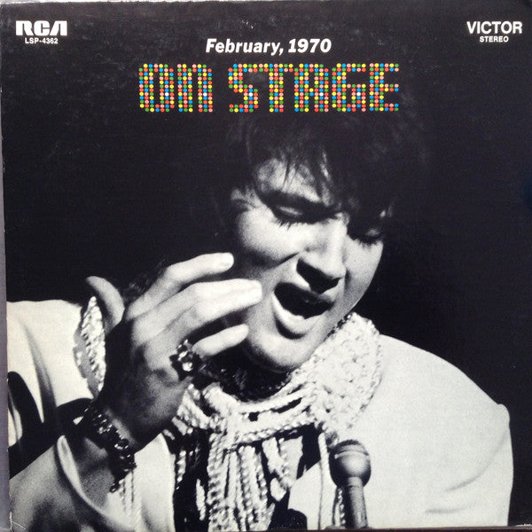 Elvis Presley : On Stage - February, 1970 (LP, Album, Roc)