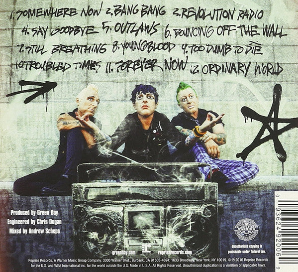 Green Day : Revolution Radio (CD, Album)