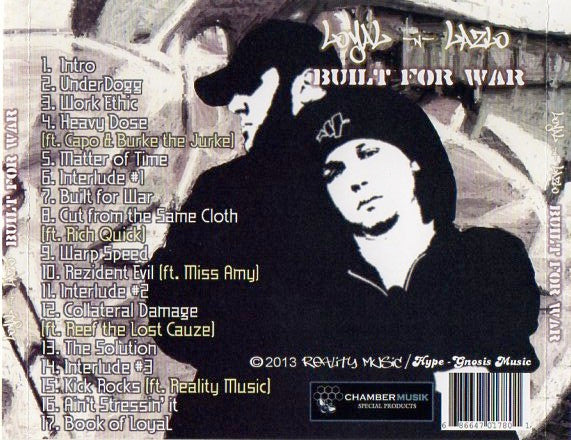 Loyal (7) -N- Karl Lazlo : Built For War (CD, Album)