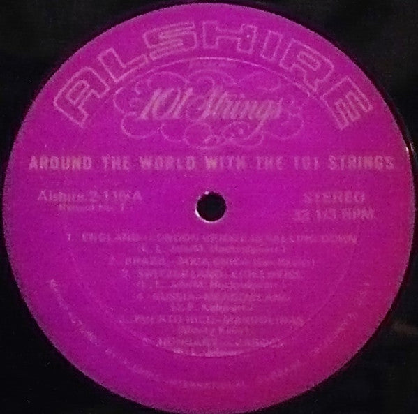 101 Strings : Around The World With The 101 Strings (2xLP, Gat)