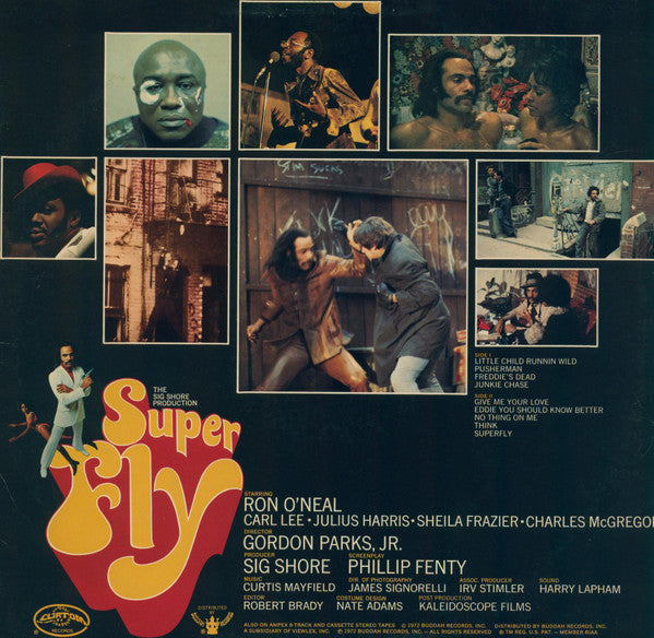 Curtis Mayfield : Super Fly (LP, Album, RP, Die)