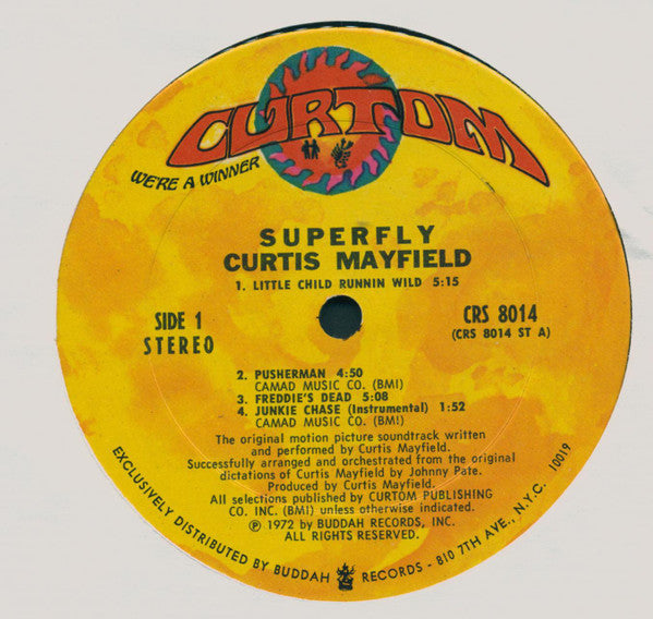Curtis Mayfield : Super Fly (LP, Album, RP, Die)