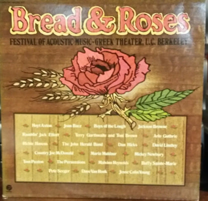 Various : Bread & Roses: Festival Of Acoustic Music (2xLP, Album, Comp, Gat)