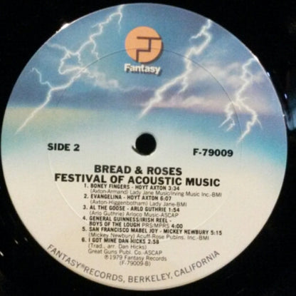 Various : Bread & Roses: Festival Of Acoustic Music (2xLP, Album, Comp, Gat)