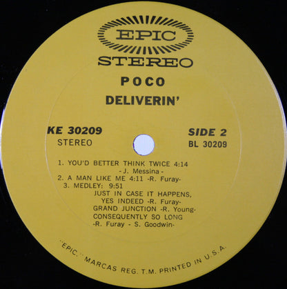 Poco (3) : Deliverin' (LP, Album, Ter)