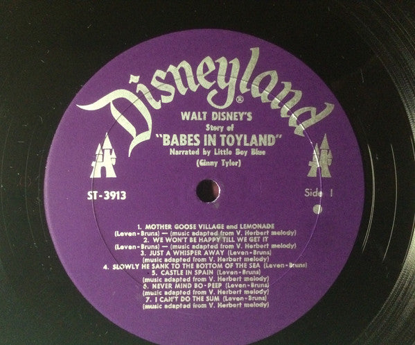 Unknown Artist : Walt Disney's Story And Songs From Babes In Toyland (LP, Album, RE)