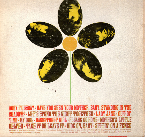 The Rolling Stones : Flowers (LP, Comp)