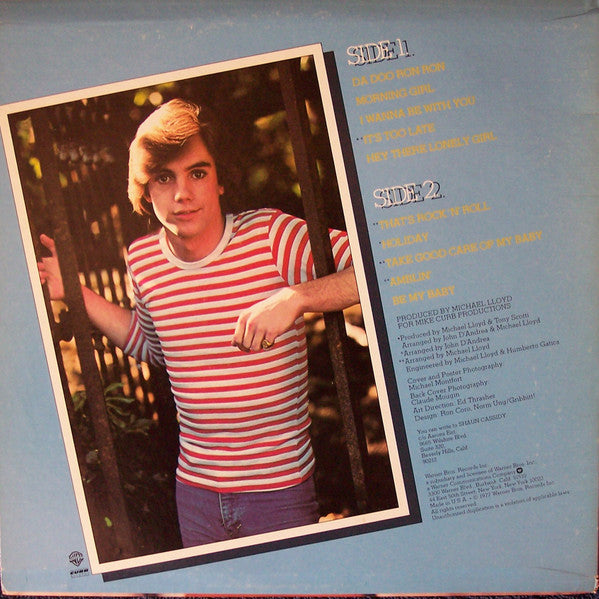 Shaun Cassidy : Shaun Cassidy (LP, Album, Win)