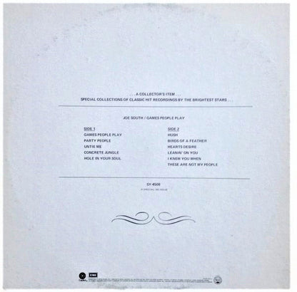 Joe South : Games People Play (LP, Album, RE, Win)