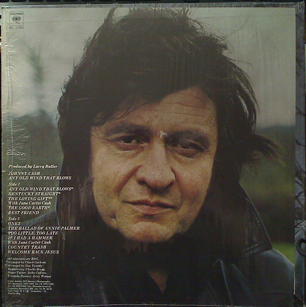 Johnny Cash : Any Old Wind That Blows (LP, Album, Ter)