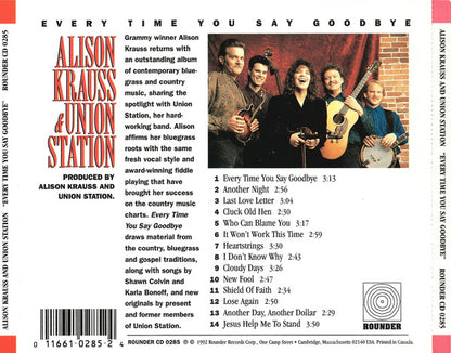 Alison Krauss & Union Station : Every Time You Say Goodbye (CD, Album)