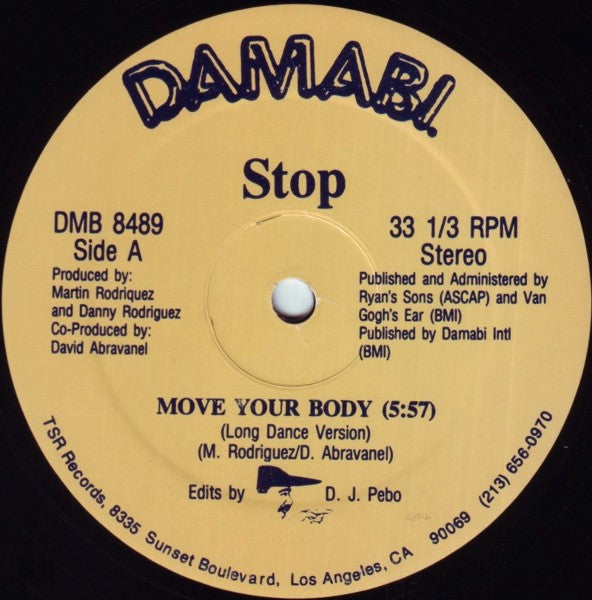 Stop : Move Your Body (12")