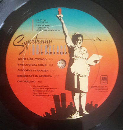 Supertramp : Breakfast In America (LP, Album, Ter)