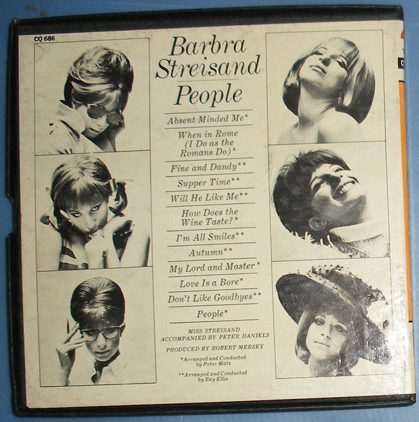 Barbra Streisand : People (Reel, 4tr Stereo, 7" Reel, Album)