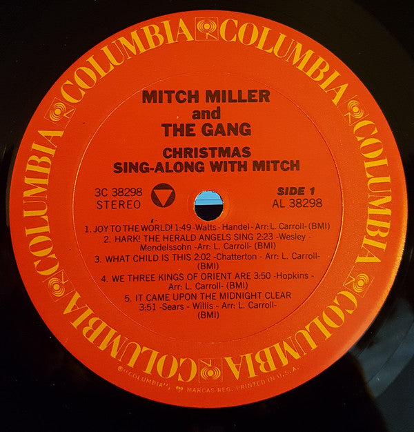 Mitch Miller And The Gang : Christmas Sing-Along With Mitch (LP, RE)