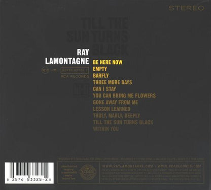 Ray Lamontagne : Till The Sun Turns Black (CD, Album, Dig)