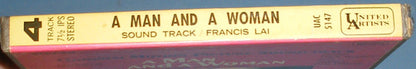 Francis Lai : A Man And A Woman (Original Motion Picture Soundtrack) (Reel, 4tr Stereo, 7" Reel, Album)