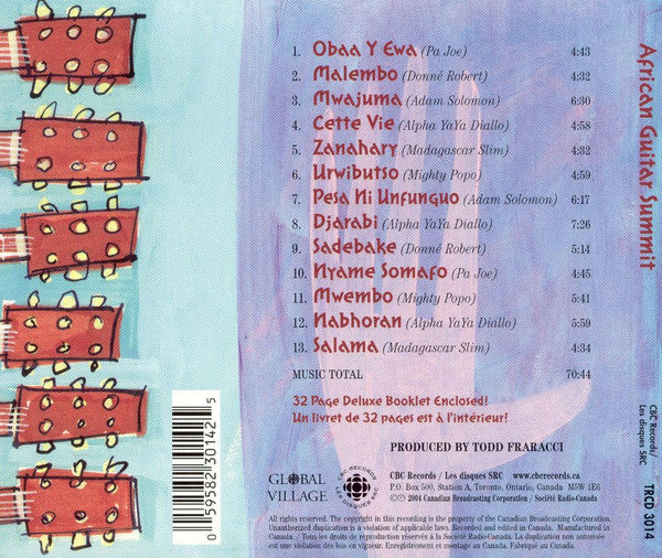 African Guitar Summit : African Guitar Summit (CD, Album)