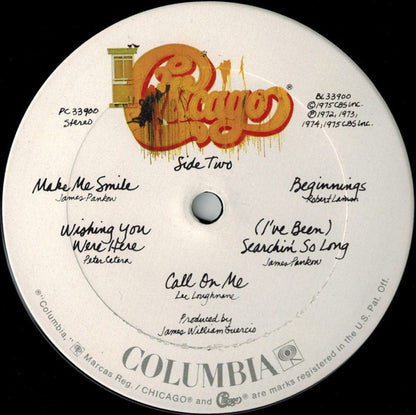 Chicago (2) : Chicago IX - Chicago's Greatest Hits (LP, Comp, San)