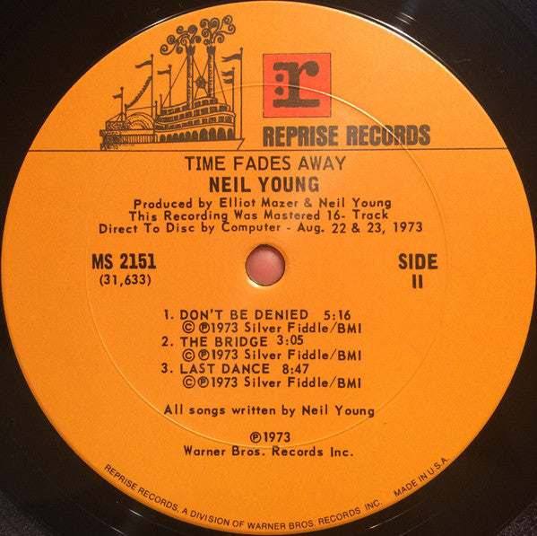 Neil Young : Time Fades Away (LP, Album)
