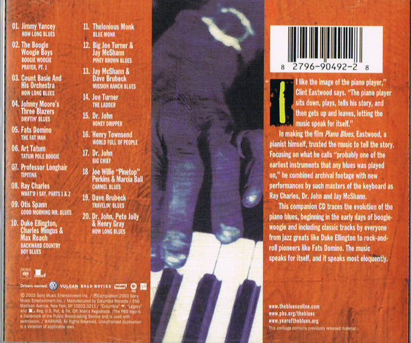 Various : Martin Scorsese Presents The Blues - Piano Blues (CD, Comp)