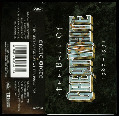 Great White : The Best Of Great White 1986 - 1992 (Cass, Comp, Club, Col)