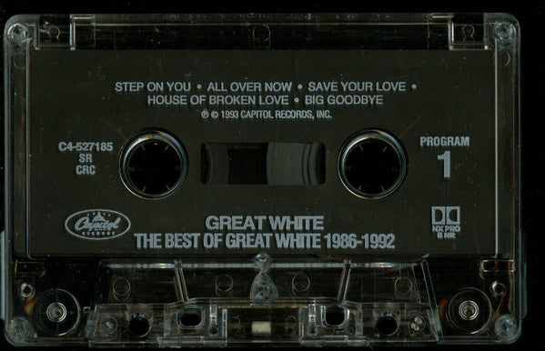 Great White : The Best Of Great White 1986 - 1992 (Cass, Comp, Club, Col)
