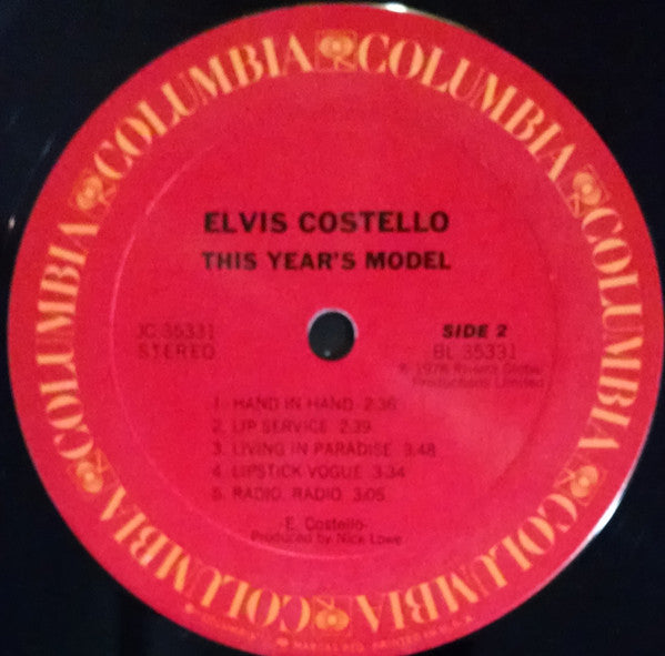 Elvis Costello : This Year's Model (LP, Album)