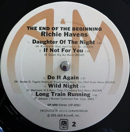 Richie Havens : The End Of The Beginning (LP, Album, Ter)