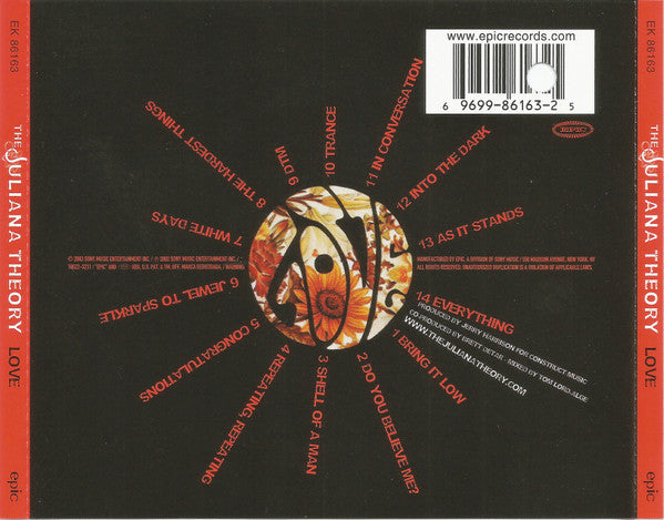 The Juliana Theory : Love (CD, Album, Enh, Son)