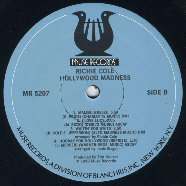 Richie Cole With Eddie Jefferson : Hollywood Madness (LP, Album)