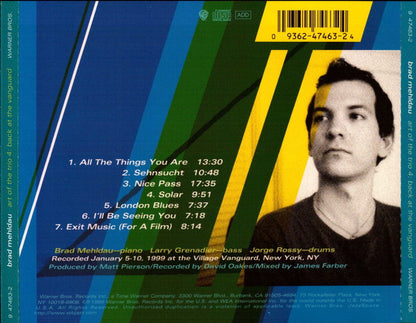 Brad Mehldau : Art Of The Trio 4 - Back At The Vanguard (CD, Album)