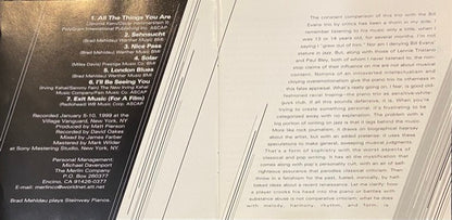 Brad Mehldau : Art Of The Trio 4 - Back At The Vanguard (CD, Album)