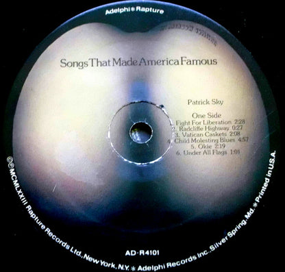 Patrick Sky : Songs That Made America Famous (LP, Album)