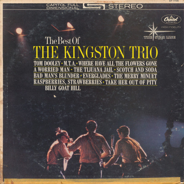 Kingston Trio : The Best Of The Kingston Trio (LP, Comp, Gol)