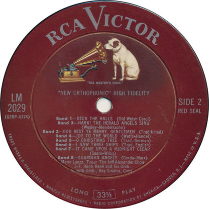 Mario Lanza : Lanza Sings Christmas Carols (LP, Album)