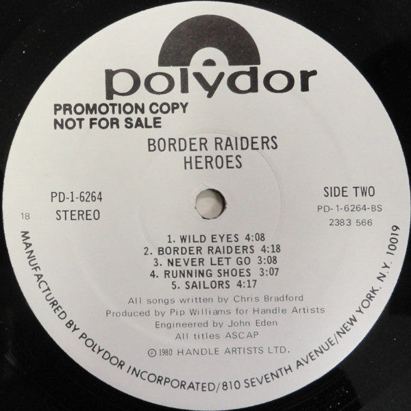 Heroes (6) : Border Raiders (LP, Album, Promo)
