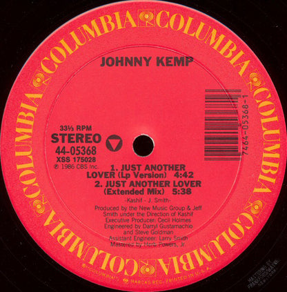 Johnny Kemp : Just Another Lover (12")