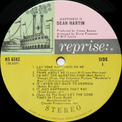 Dean Martin : Happiness Is Dean Martin (LP, Album)