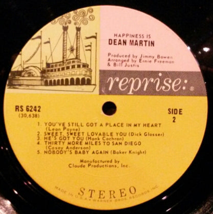 Dean Martin : Happiness Is Dean Martin (LP, Album)